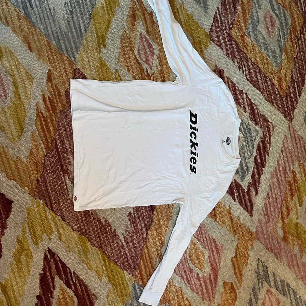 Dickies Classic White Long Sleeve Tee